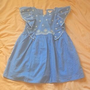 Cute flower embroidered dress
